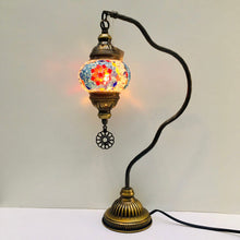 Load image into Gallery viewer, Copper Filigree Table Lamp -  Red Star