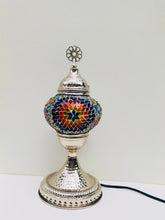Load image into Gallery viewer, Filigree Mosaic Table Lamp - Motley Star