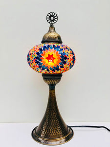 Filigree Mosaic Table Lamp - Psychedelic Star