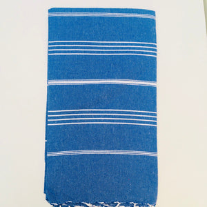 Soft Peshtemal - Turkish Bath/Beach Towel – Blue