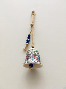 Turkish Ceramic Bell Decor - Red Tulip
