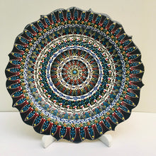 Load image into Gallery viewer, Turkish Hand Painted Ceramic Decorative Plate - Spiral C12