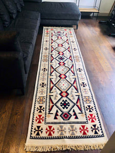 Turkish Kilim "Rugs" - THREE CRESTS Long