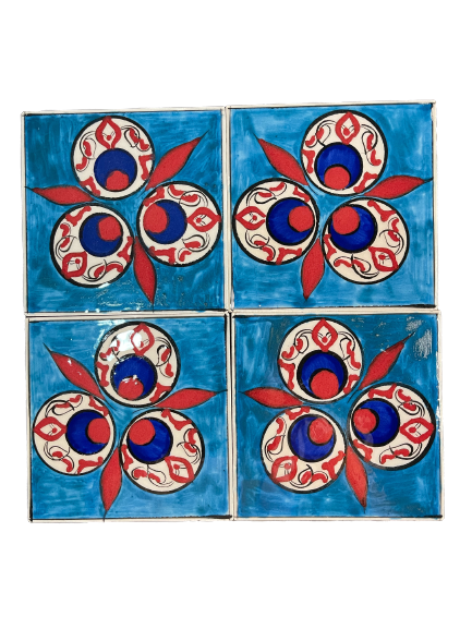 4x4 Turkish Ceramic Tile - Set 16