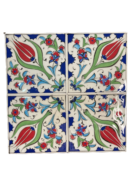 4x4 Turkish Ceramic Tile - Set 6