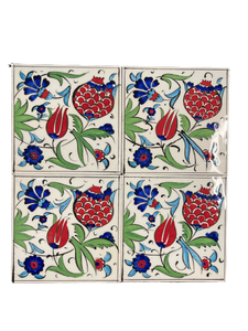 4x4 Turkish Ceramic Tile - Set 12