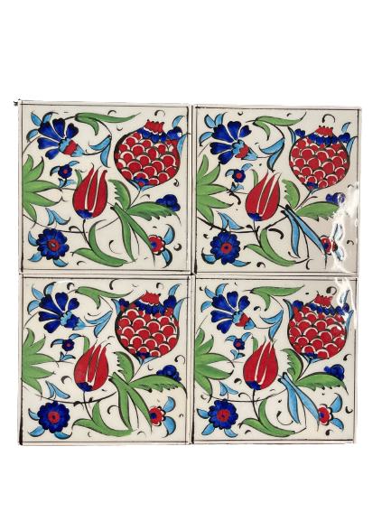 4x4 Turkish Ceramic Tile - Set 12