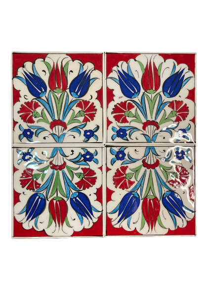 4x4 Turkish Ceramic Tile - Set 9