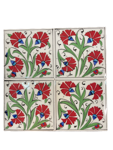 4x4 Turkish Ceramic Tile - Set 7
