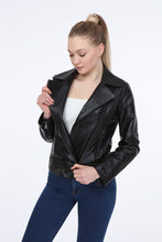 Load image into Gallery viewer, AILE Millie Leather Biker Jacket