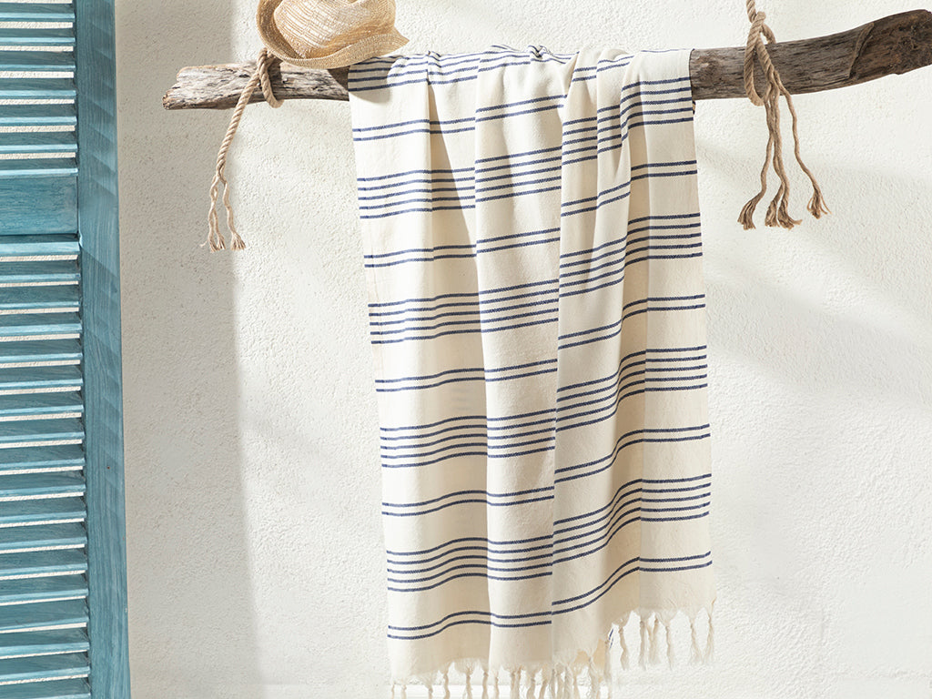 Super Soft Peshtemal - Turkish Bath/Beach Towel – Nature Cotton Beige