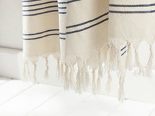 Load image into Gallery viewer, Super Soft Peshtemal - Turkish Bath/Beach Towel – Nature Cotton Beige