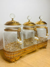 Load image into Gallery viewer, Pearl Glass Spice Jars - Gold