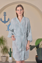 Load image into Gallery viewer, Peshtemal Kimono/ Belted Cover Up - Palm Green