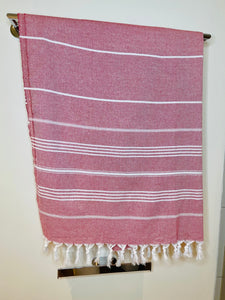 Soft Peshtemal - Turkish Bath/Beach Towel – Sultan Red