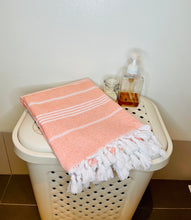 Load image into Gallery viewer, Soft Peshtemal - Turkish Bath/Beach Towel – Sultan Salmon