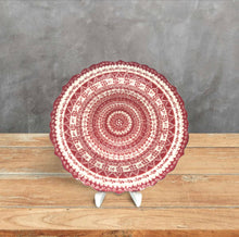Load image into Gallery viewer, Turkish Hand Painted Ceramic Decorative Plate - Spiral B4