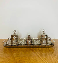 Load image into Gallery viewer, Turkish Coffee Set - Silver