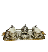 Load image into Gallery viewer, Turkish Coffee Set - Silver