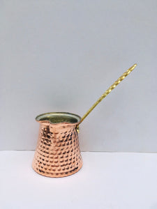 Turkish Coffee Pot (Cezve) with Brass Handle