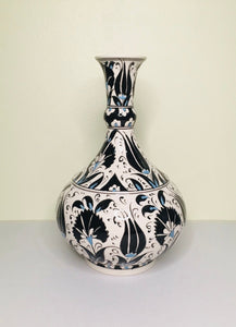 Turkish Decorative Vase - Blue Tulip (Medium)