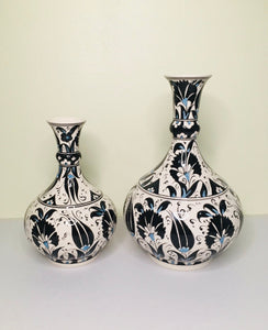 Turkish Decorative Vase - Blue Tulip (Medium)