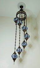 Load image into Gallery viewer, Turkish Mosaic 7- Lamp Chandelier