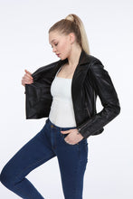 Load image into Gallery viewer, AILE Kristin Leather Jacket