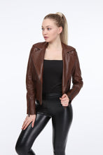 Load image into Gallery viewer, AILE Kristin Leather Jacket