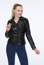 Load image into Gallery viewer, AILE Julia Leather Biker Jacket