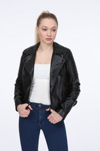 Load image into Gallery viewer, AILE Julia Leather Biker Jacket