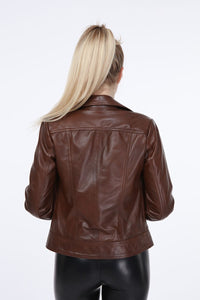 AILE Millie Leather Biker Jacket