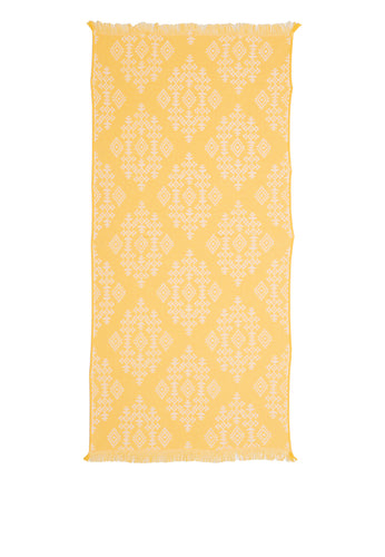 Soft Peshtemal – Valley Turkish Bath Towel (Yellow)