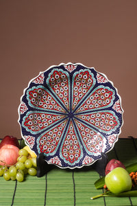 Turkish Hand Painted Ceramic Decorative Plate