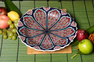 Turkish Hand Painted Ceramic Decorative Plate