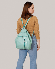 Load image into Gallery viewer, 2-in-1 Bag Lambskin Leather MINT